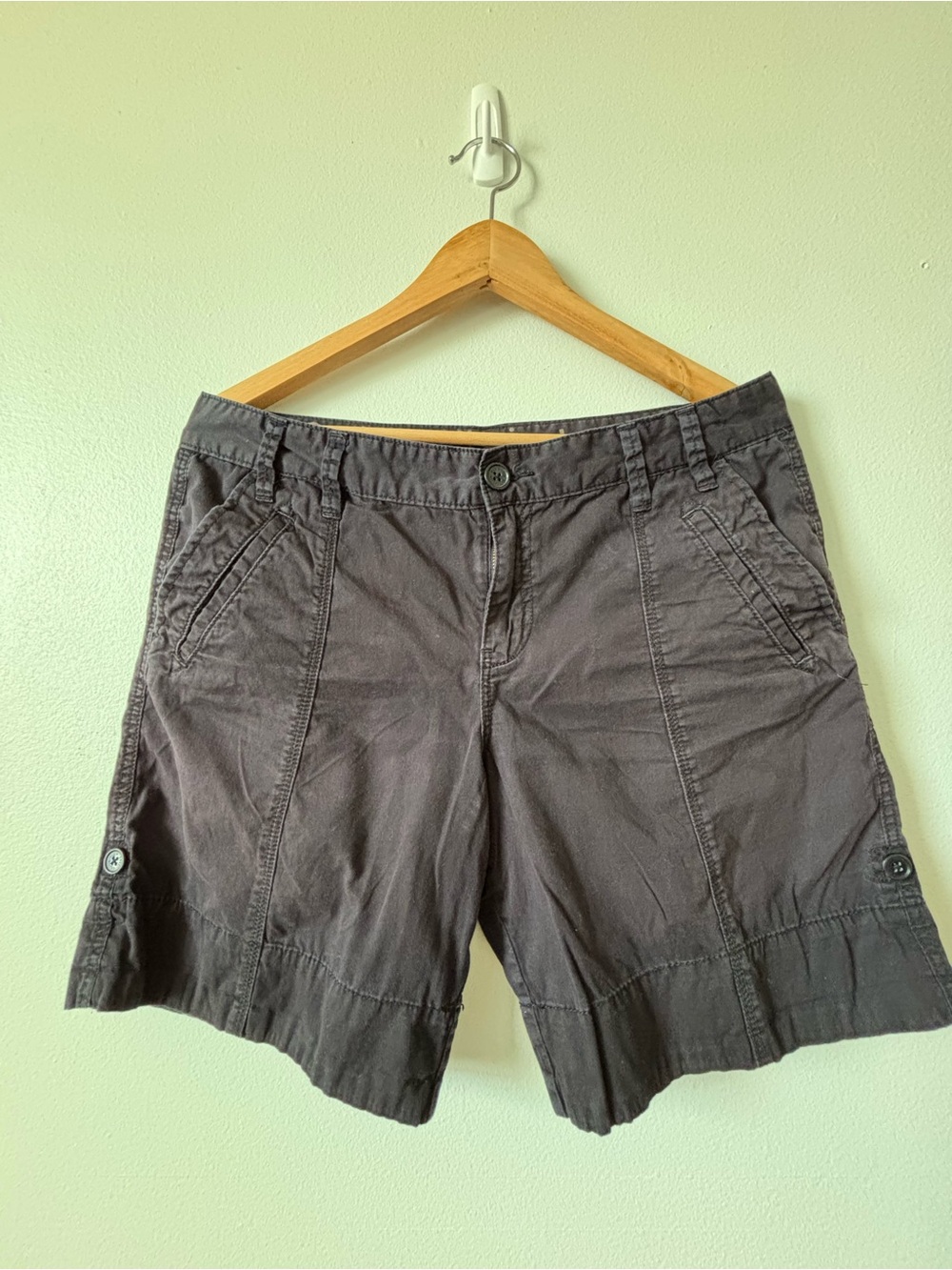 Calvin Klein Jeans Women's Dark Gray Bermuda Shorts